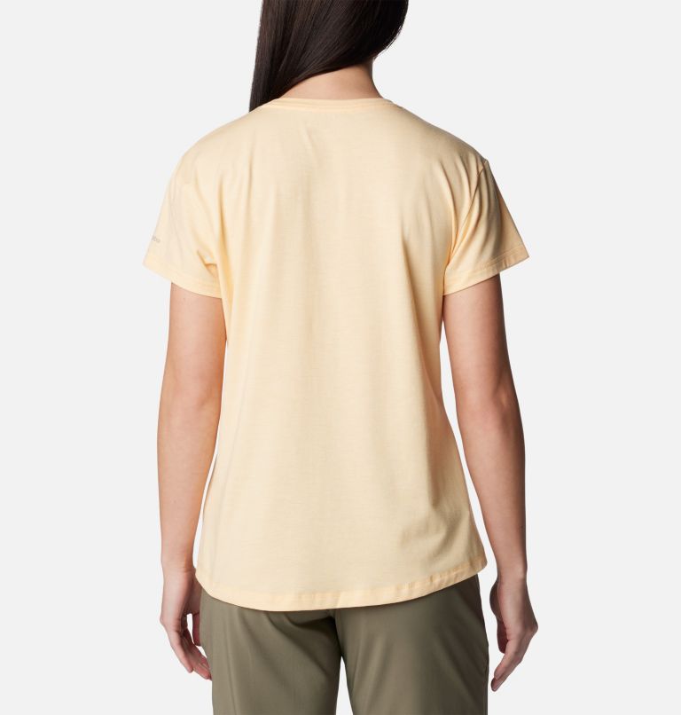 Women’s Sun Trek Technical T-Shirt, Color: Sunkissed Heather, image 2