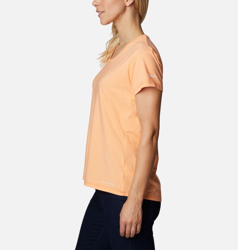 Thumbnail: Women’s Sun Trek Technical T-Shirt, Color: Peach Heather, image 3
