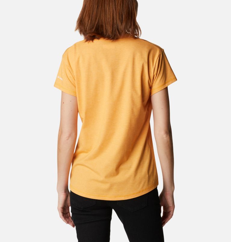 Women’s Sun Trek Technical T-Shirt, Color: Mango Heather, image 2