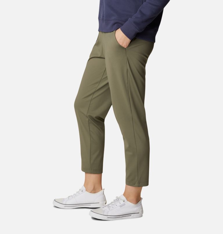 Women's Columbia River Ankle Pants, Color: Stone Green