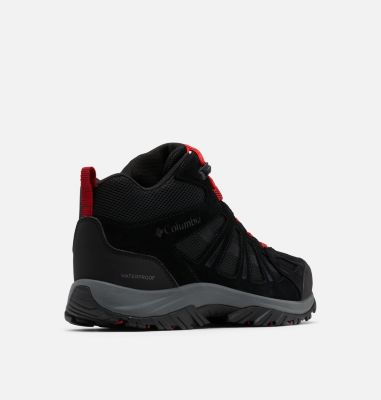 Scarpe da camminata impermeabili Redmond III Mid da uomo, Color: Black, Mountain Red, image 12