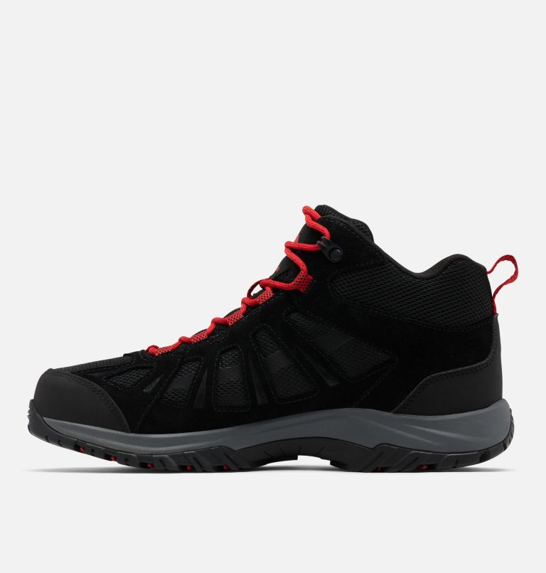 Men's Redmond III Mid Waterproof Walking Shoe, Color: Black, Mountain Red, image 5