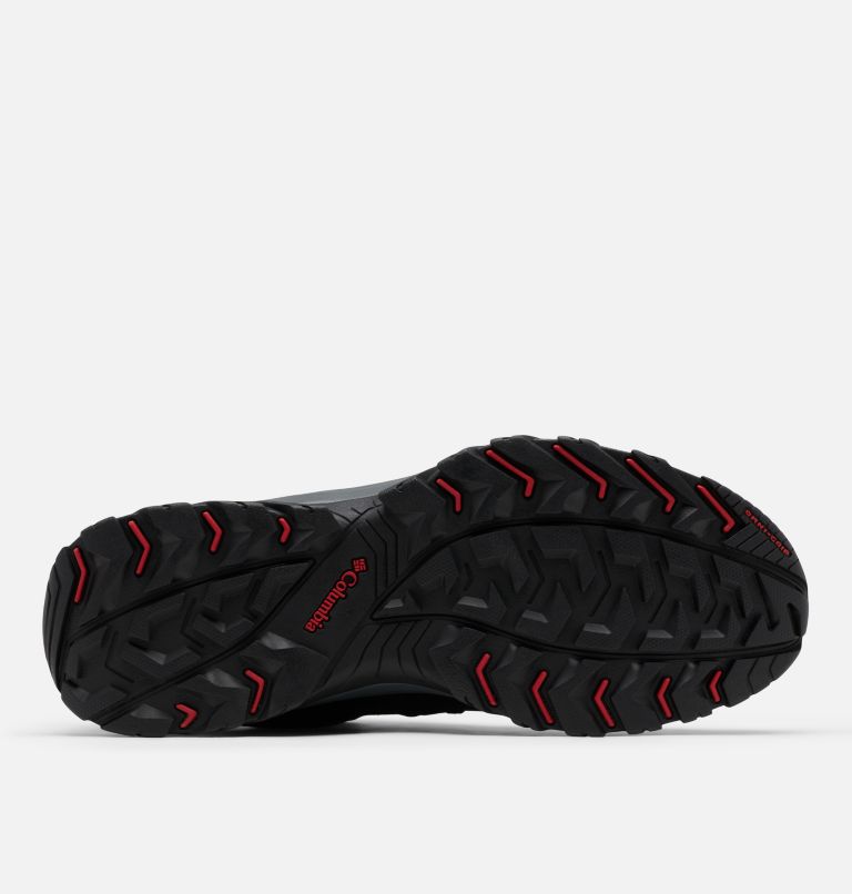 Men's Redmond III Mid Waterproof Walking Shoe, Color: Black, Mountain Red, image 8