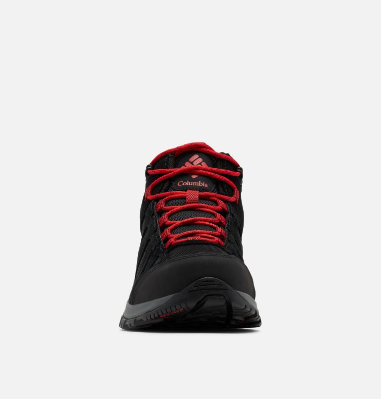 Men's Redmond III Mid Waterproof Walking Shoe, Color: Black, Mountain Red, image 9