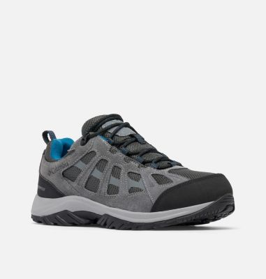 Men’s Redmond III Waterproof Walking Shoe, Color: Shark, Phoenix Blue, image 4