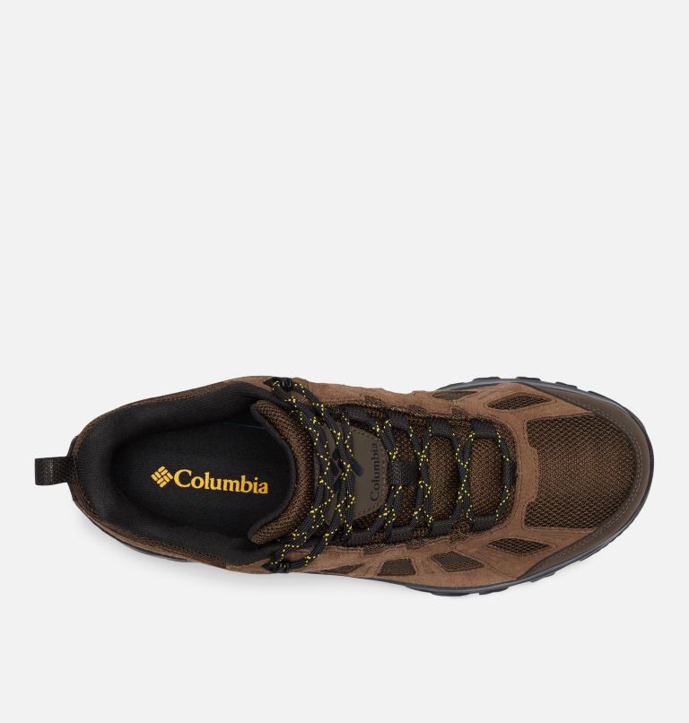 Mens Redmond III Low Waterproof Shoe, Color: Cordovan, Black, image 3
