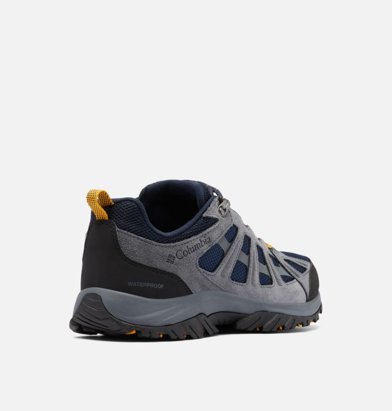 Men’s Redmond III Waterproof Walking Shoe, Color: Collegiate Navy, Curry, image 9
