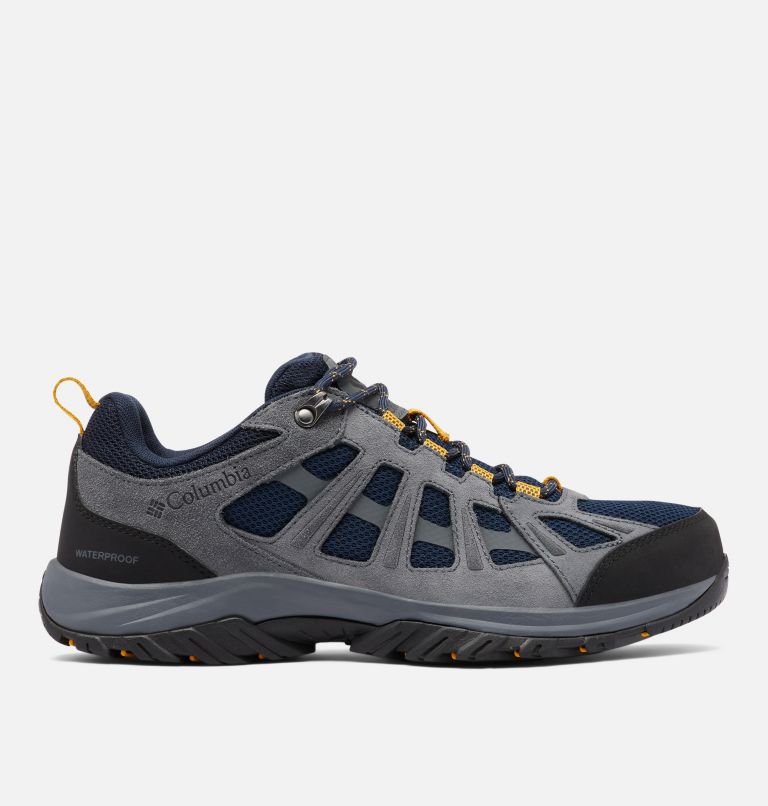 Thumbnail: Men’s Redmond III Waterproof Walking Shoe, Color: Collegiate Navy, Curry, image 1