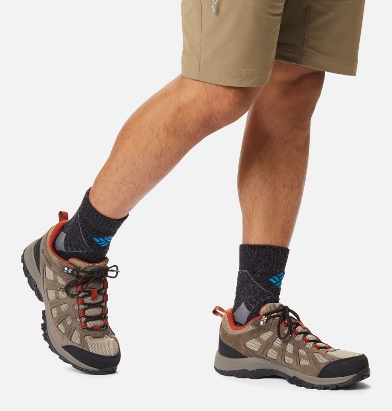 Thumbnail: Men's Redmond III Waterproof Hiking Shoe - Wide, Color: Pebble, Dark Sienna, image 11