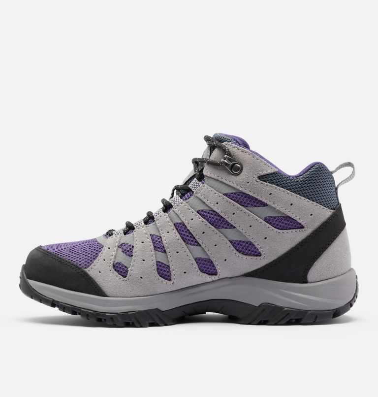 Women's Redmond III Mid Waterproof Shoe, Color: Deep Purple, Ti Grey Steel, image 5