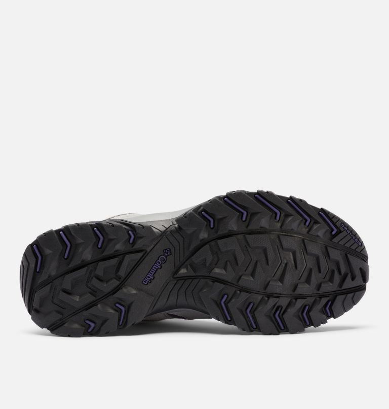 Women's Redmond III Mid Waterproof Shoe, Color: Deep Purple, Ti Grey Steel, image 4