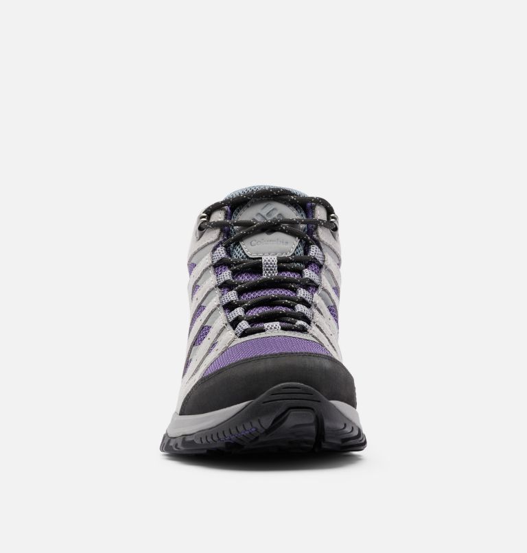 Women's Redmond III Mid Waterproof Shoe, Color: Deep Purple, Ti Grey Steel, image 7