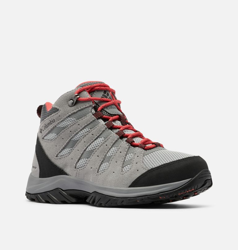 Women's Redmond III Mid Waterproof Boot - Wide, Color: Steam, Red Coral, image 2