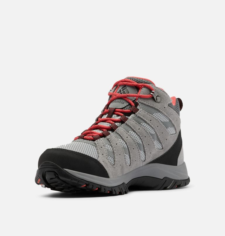 Women's Redmond III Mid Waterproof Boot - Wide, Color: Steam, Red Coral, image 6