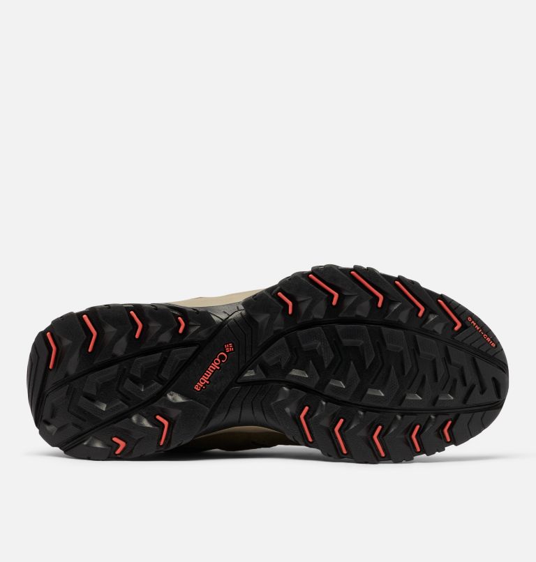 Womens Redmond III Low Waterproof Shoe, Color: Pebble, Red Coral, image 4