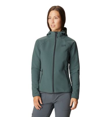 Women's Keele Grid Hoody Keele&trade; Grid Hoody | 352 | L, Black Spruce, front