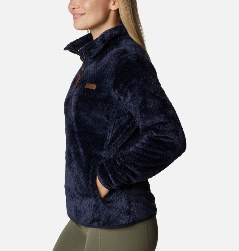 Thumbnail: Women’s Fire Side Half Zip Sherpa Fleece, Color: Dark Nocturnal, image 3