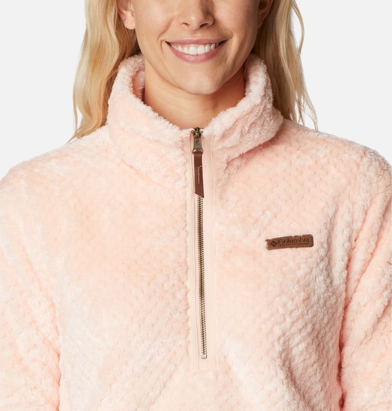 Forro polar sherpa con media cremallera Fire Side™ para mujer