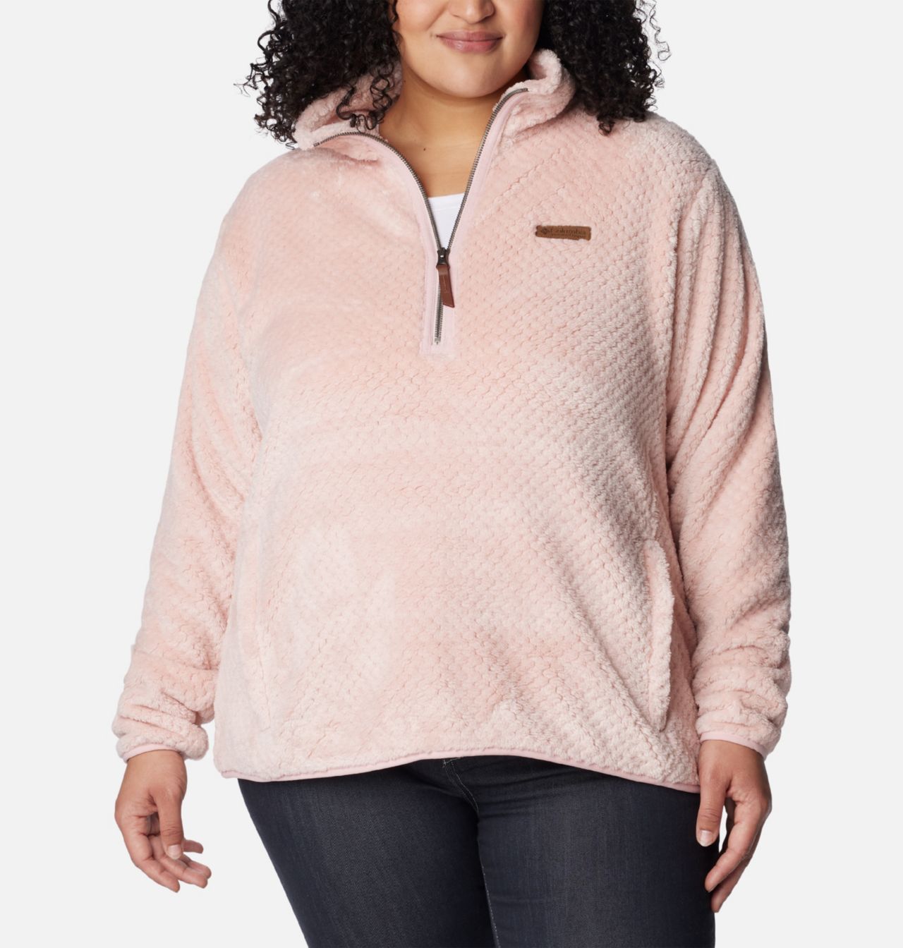 Women's Fire Side™ Quarter Zip Sherpa Fleece - Plus Size 1