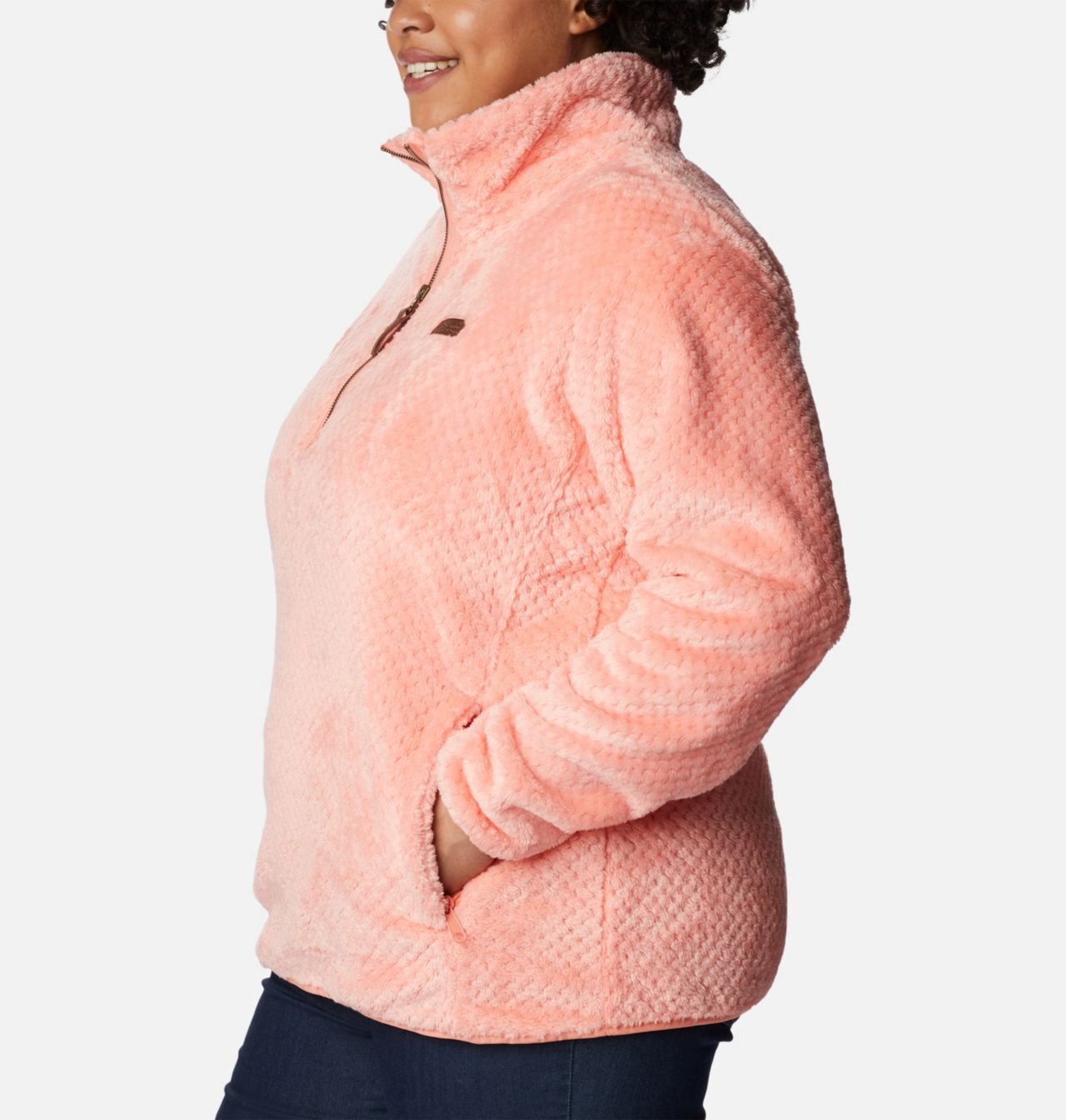 Women's Fire Side™ Quarter Zip Sherpa Fleece - Plus Size 3