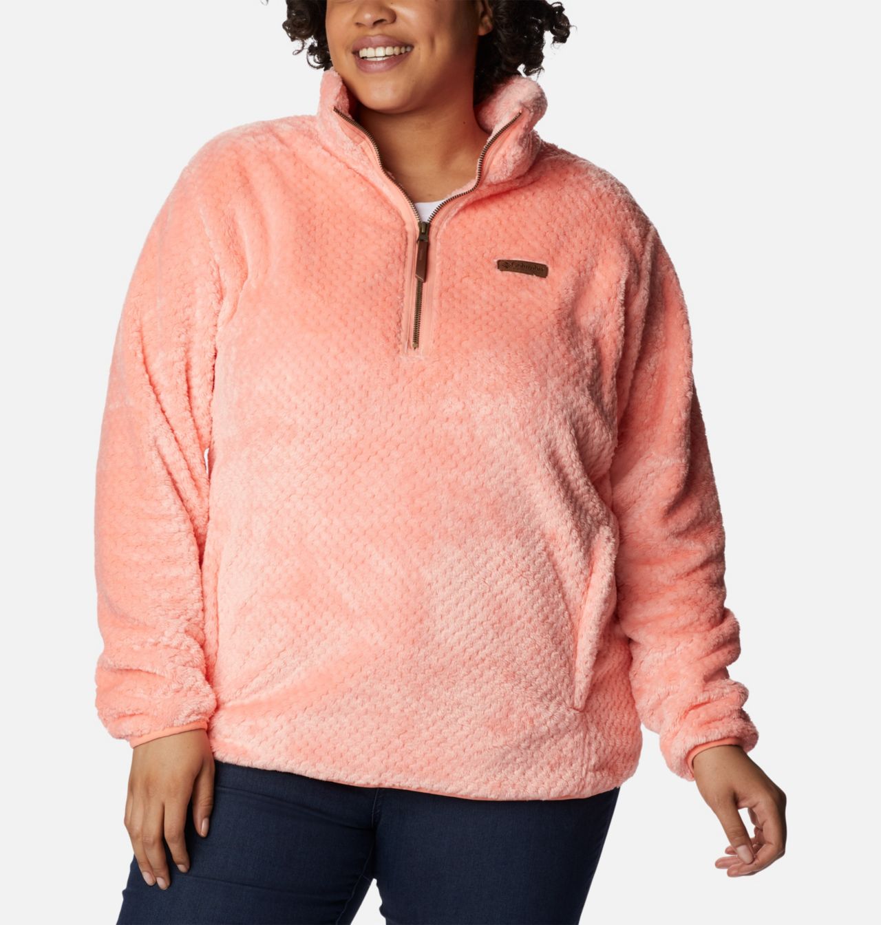 Women's Fire Side™ Quarter Zip Sherpa Fleece - Plus Size 1
