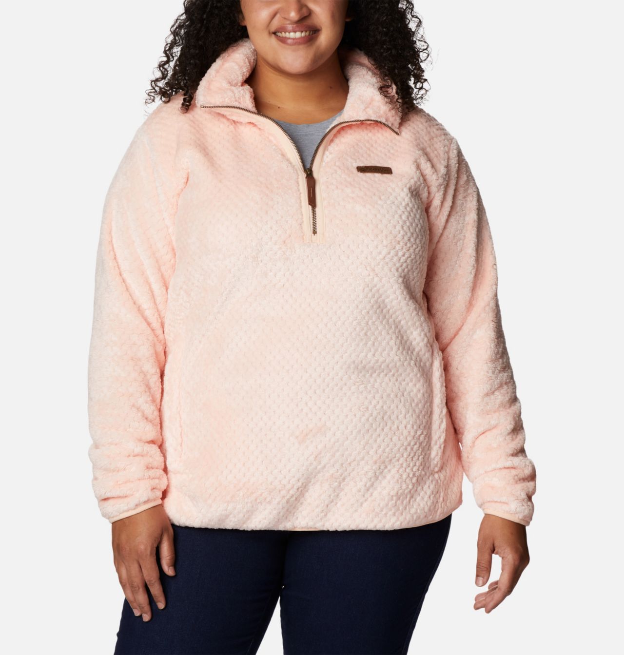 Women's Fire Side™ Quarter Zip Sherpa Fleece - Plus Size 1