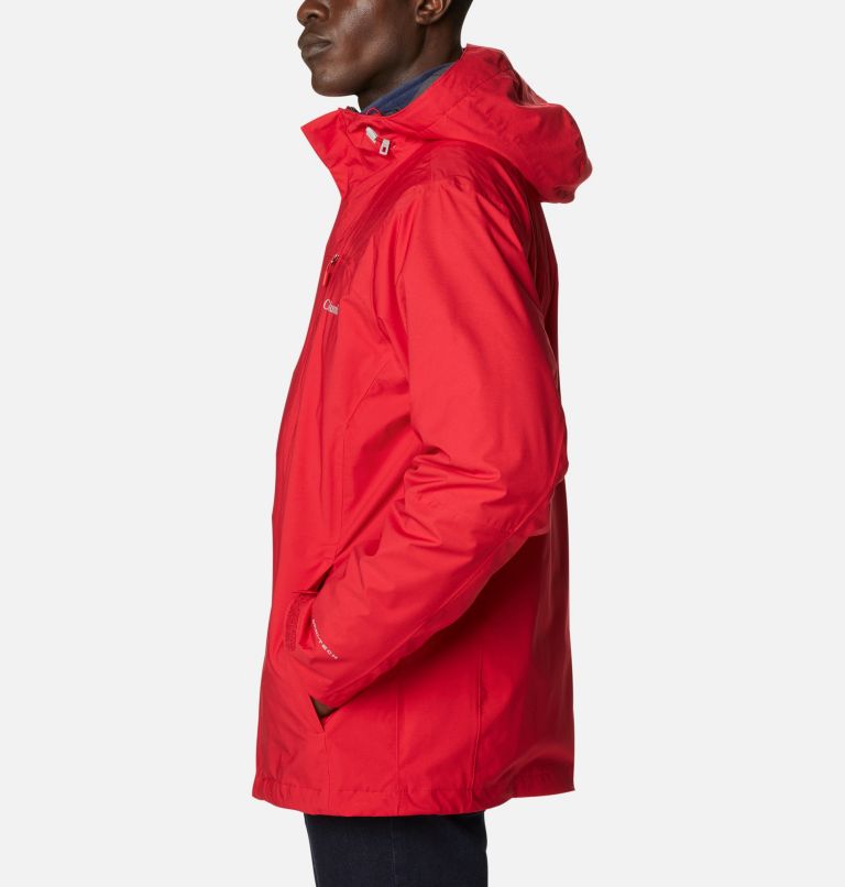 Men's Golden Grove Rain Shell, Color: Mountain Red, image 3