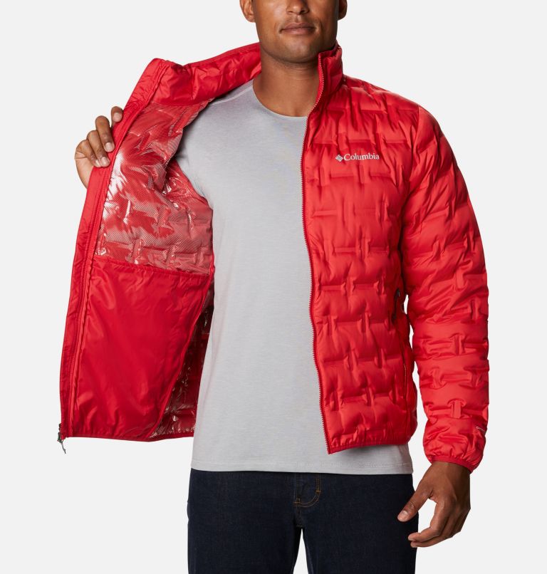 Men’s Golden Grove Down Jacket, Color: Mountain Red, image 5