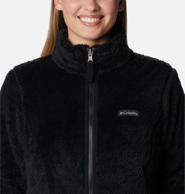 Thumbnail: Women's Golden Grove Full Zip Fleece Jacket, Color: Black, image 4