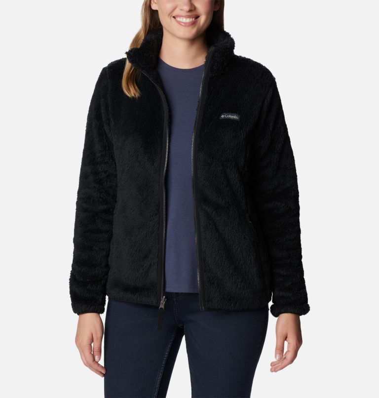 Women's Golden Grove Full Zip Fleece Jacket, Color: Black, image 6