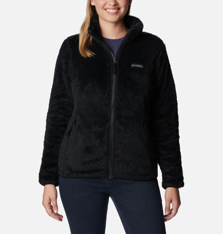 Thumbnail: Women's Golden Grove Full Zip Fleece Jacket, Color: Black, image 1