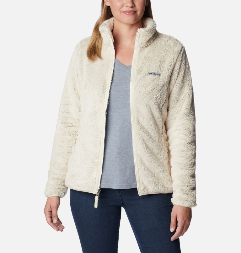 Thumbnail: Women's Golden Grove Full Zip Fleece Jacket, Color: Chalk, image 6