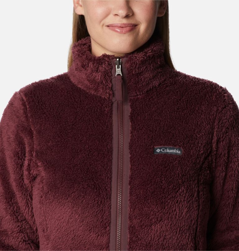 Thumbnail: Women's Golden Grove Full Zip Fleece Jacket, Color: Malbec, image 4