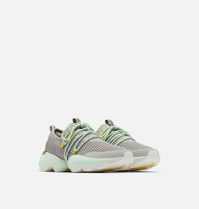 Women's Kinetic Impact Lace Sneaker, Color: Dove, Sea Salt, image 2