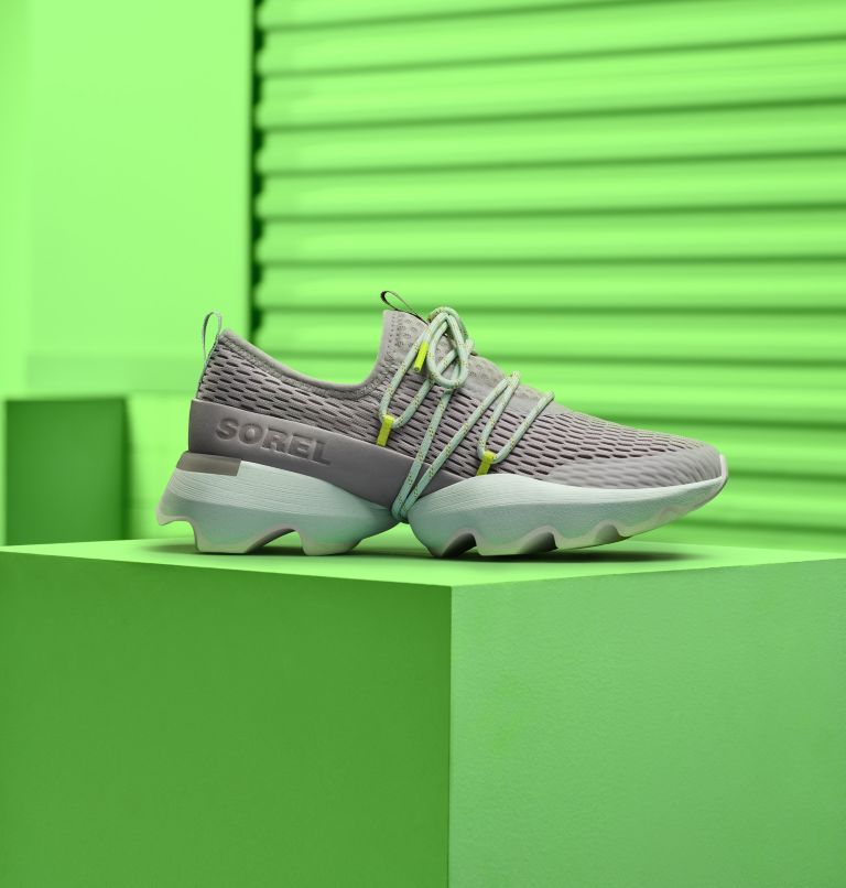 Women's Kinetic Impact Lace Sneaker, Color: Dove, Sea Salt, image 12