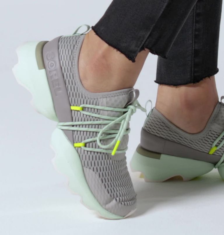Women's Kinetic Impact Lace Sneaker, Color: Dove, Sea Salt