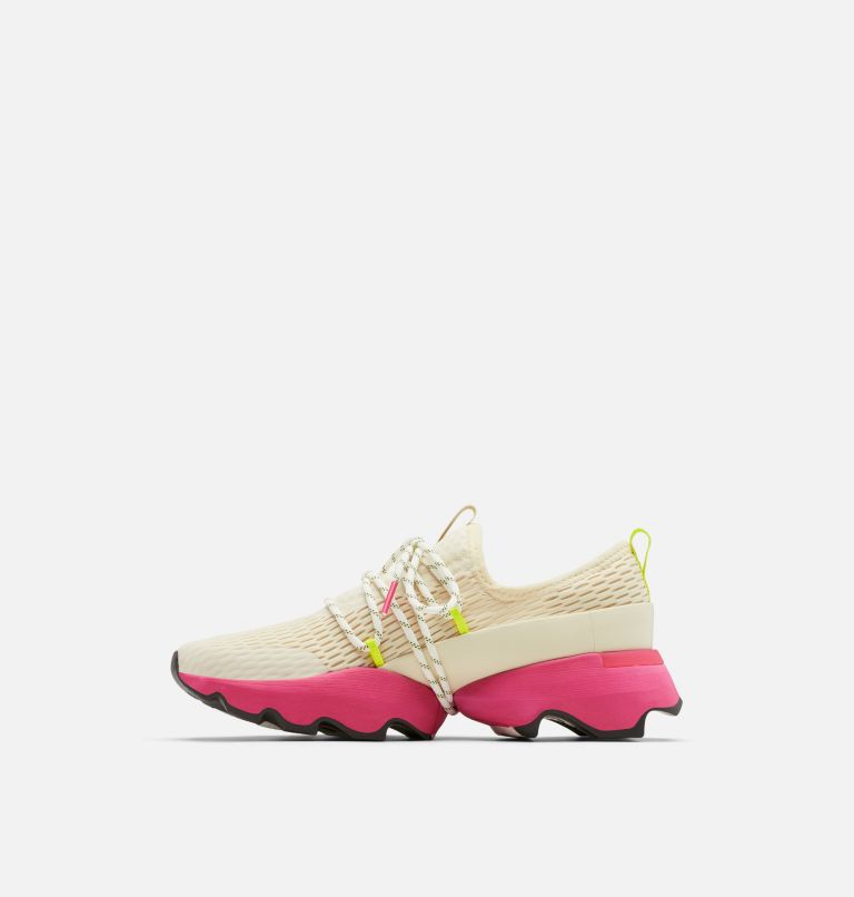 Women's Kinetic Impact Lace Sneaker, Color: Natural, Cactus Pink, image 4