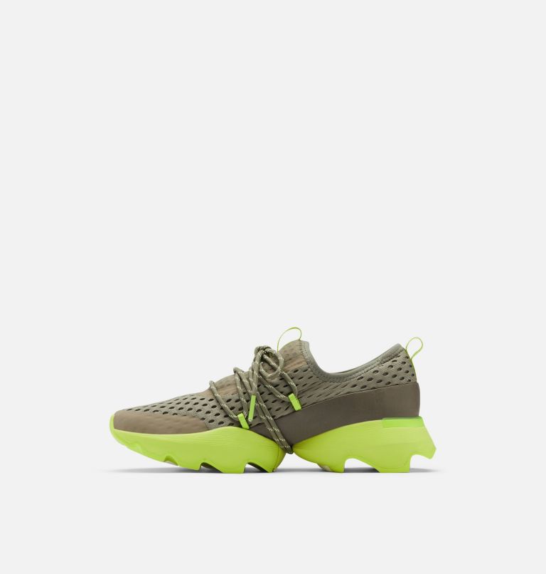 Women's Kinetic Impact Lace Sneaker, Color: Sage, Acid Green, image 4