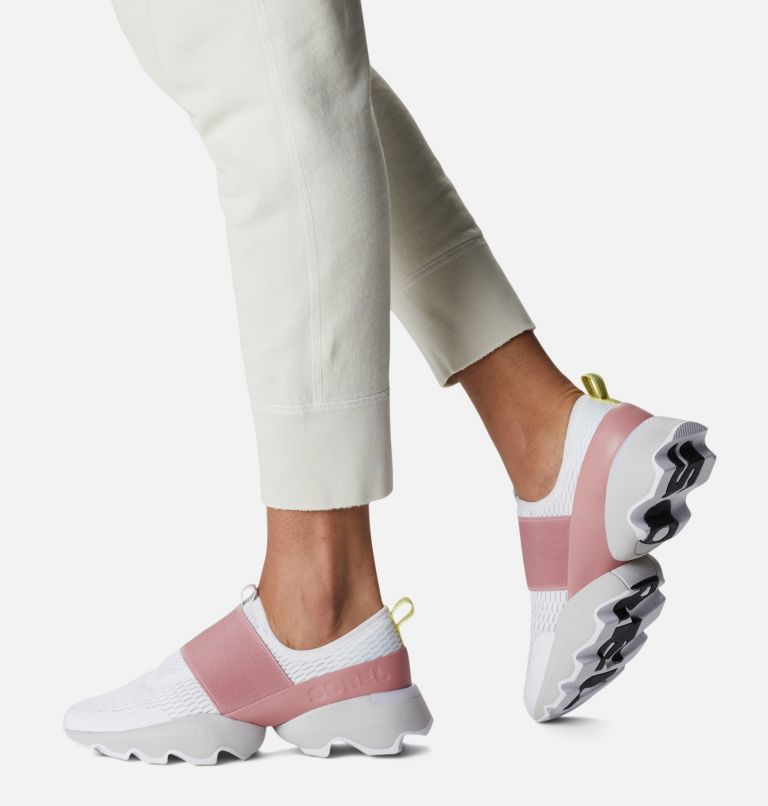 Women's Kinetic Impact Strap Sneaker, Color: White, Moonstone, image 8