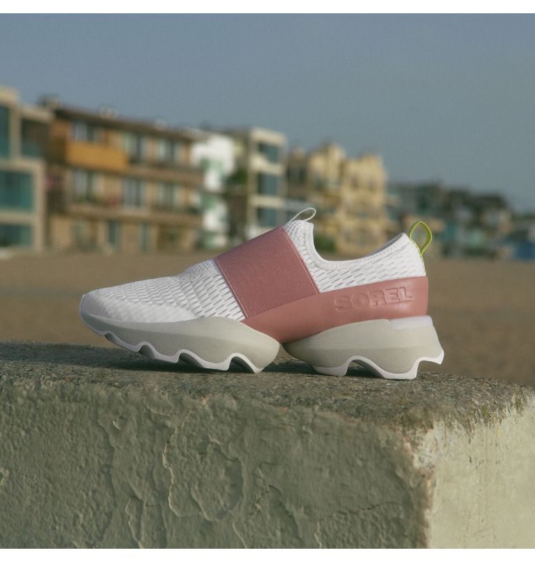 Thumbnail: Women's Kinetic Impact Strap Sneaker, Color: White, Moonstone, image 9