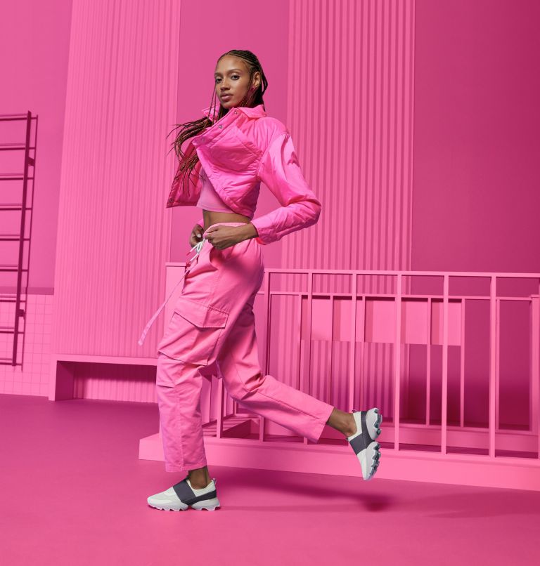 Thumbnail: Women's Kinetic Impact Strap Sneaker, Color: Sea Salt, Pulse, image 11