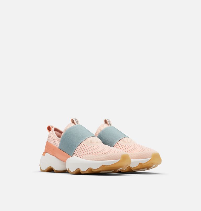 Women's Kinetic Impact Strap Sneaker, Color: Peach Blossom, Paradiso Peach, image 2