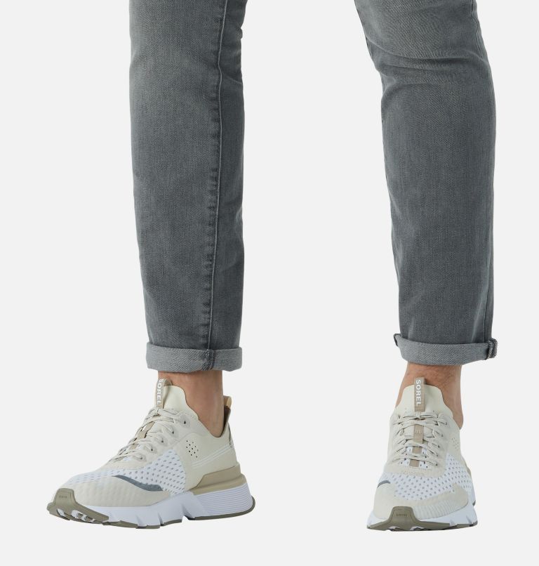 Men's Kinetic Rush Mesh Sneaker, Color: Fawn, White, image 7