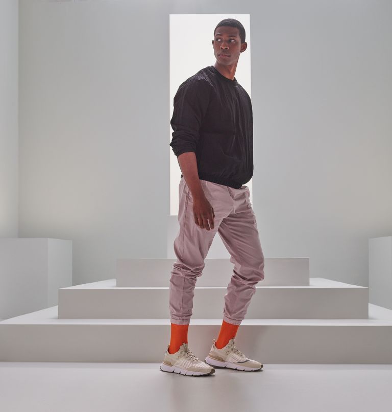 Men's Kinetic Rush Mesh Sneaker, Color: Fawn, White