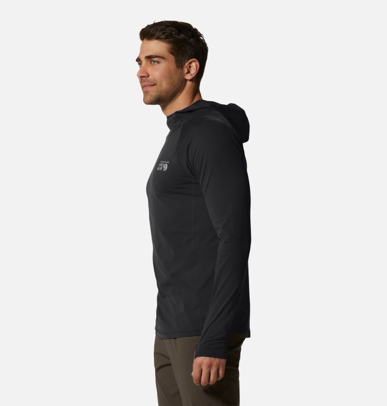 Men's Mountain Stretch Hoody, Color: Black, image 3