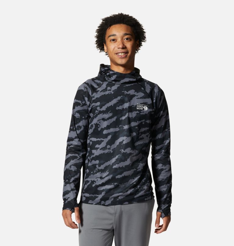 Mountain Stretch Hoody | 011 | L, Color: Black Paintstrokes Print, image 1