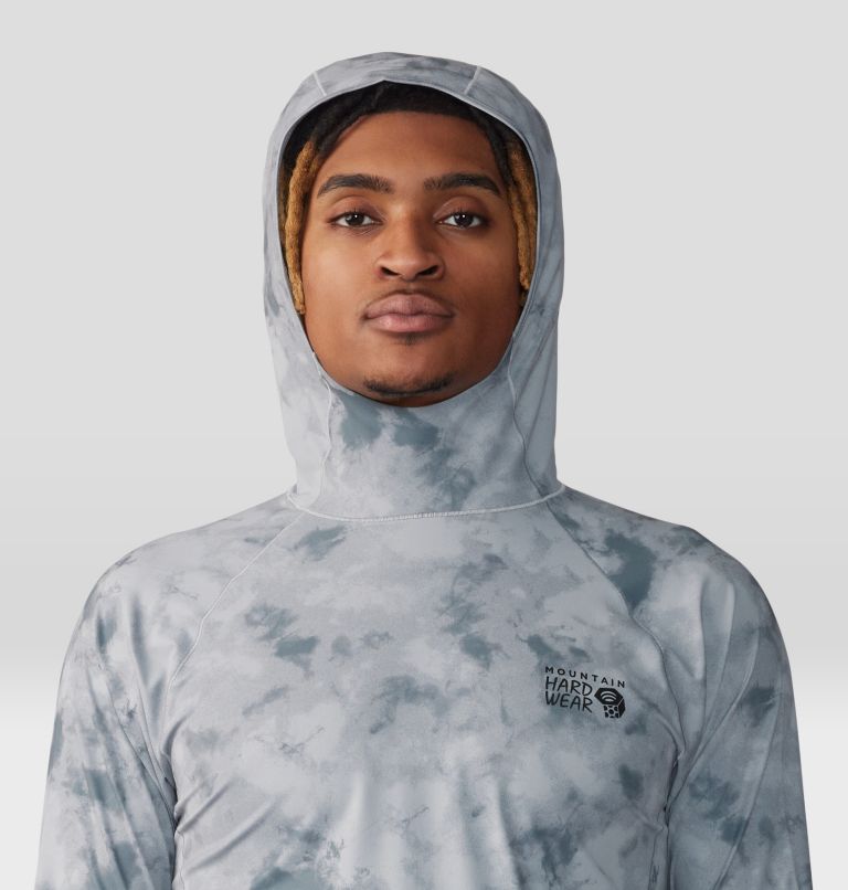 Chandail à capuchon Mountain Stretch Homme, Color: Chalice Ice Dye Print, image 4