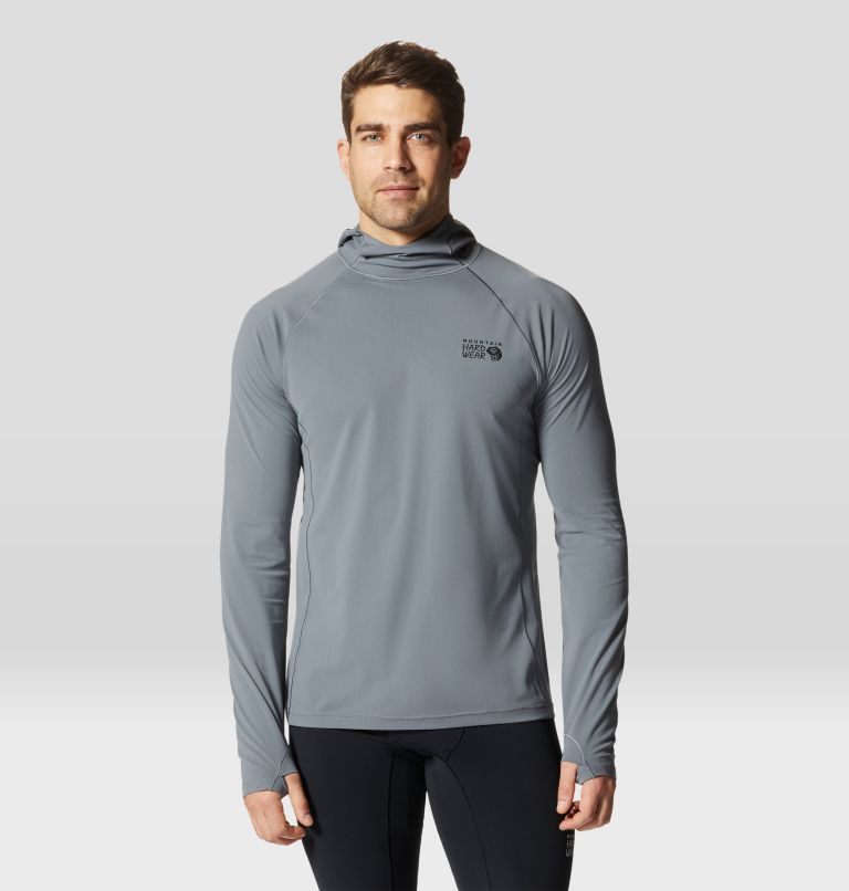Men's Mountain Stretch Hoody, Color: Foil Grey, image 1