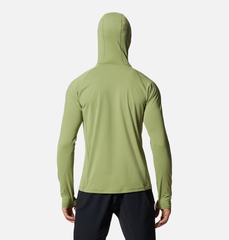Men's Mountain Stretch Hoody, Color: Light Cactus, image 2