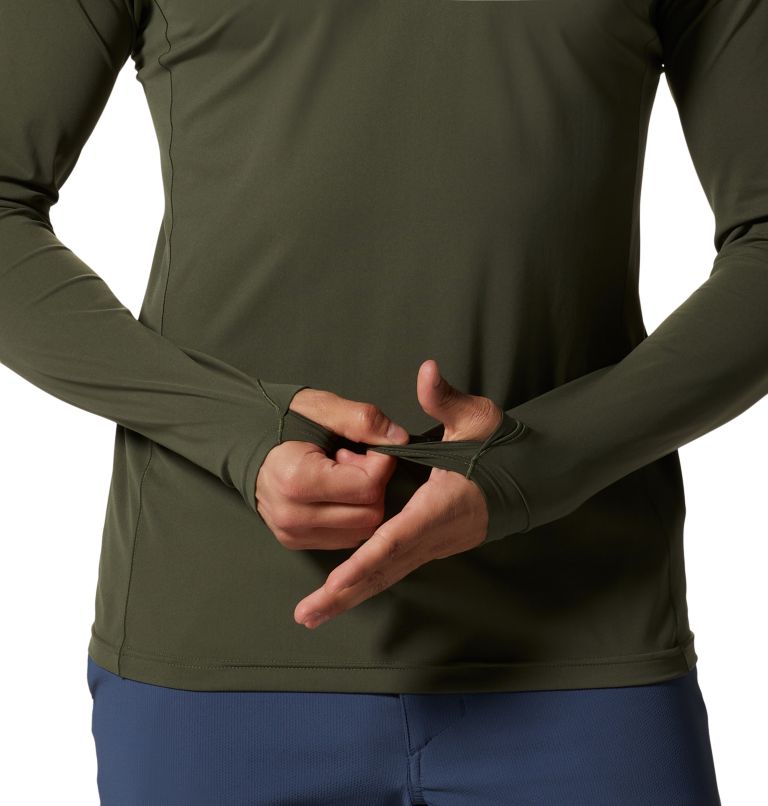 Men's Mountain Stretch Hoody, Color: Surplus Green, image 5